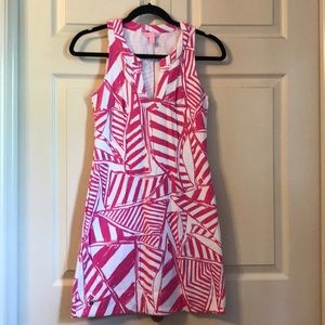 Lilly Pulitzer Pink & White Jersey Dress